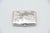 Rectangular Silver Cigarette Case with Bouquet of Flowers For Sale - Image 4 of 4