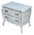 Mid 20th Century Pale French Provincial Commode With Two Drawers For Sale