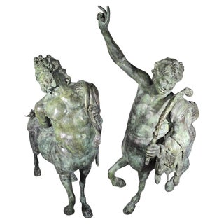 Monumental Furietti Centaurs in Bronze, 1950, Set of 2 For Sale