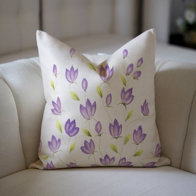 Enhance your home décor with our Pure White Linen Block Print Handmade Pillow Cover – juhi . Crafted from soft, breathable...