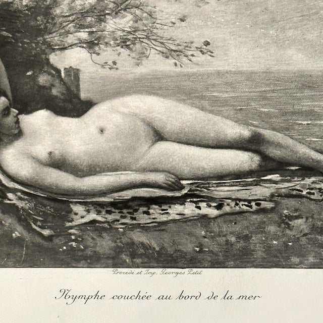 Figurative Antique Bacchante by the Sea by Camille Corot (1886, Aquatint)/Georges Petit For Sale - Image 3 of 8