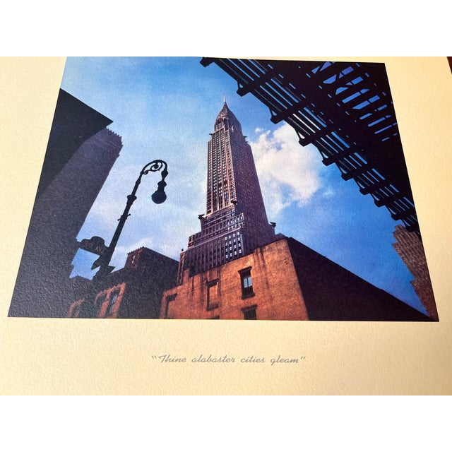 1945 Transcontinental & Western Air (Twa) Promotional Collection of Lithographs For Sale - Image 16 of 17