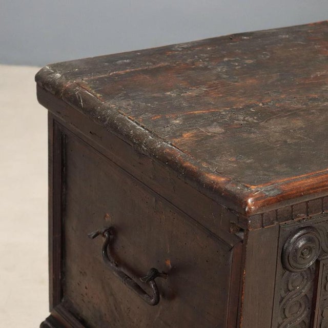 Antique Italian Walnut Chest, 1700s For Sale - Image 5 of 15