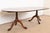 Kittinger Kittinger Georgian Solid Mahogany Double Pedestal Extension Dining Table, Newly Refinished For Sale - Image 4 of 12