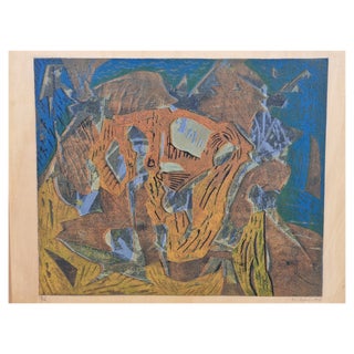 Piet Koenen, 1990s, Silkscreen & Mixed Media For Sale