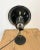 Metal Vintage Industrial Black Enamel Table Lamp, 1950s For Sale - Image 7 of 14