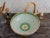 14 Karat Gold Rim Ceramic Sink for Bathroom Handmade For Sale - Image 4 of 4