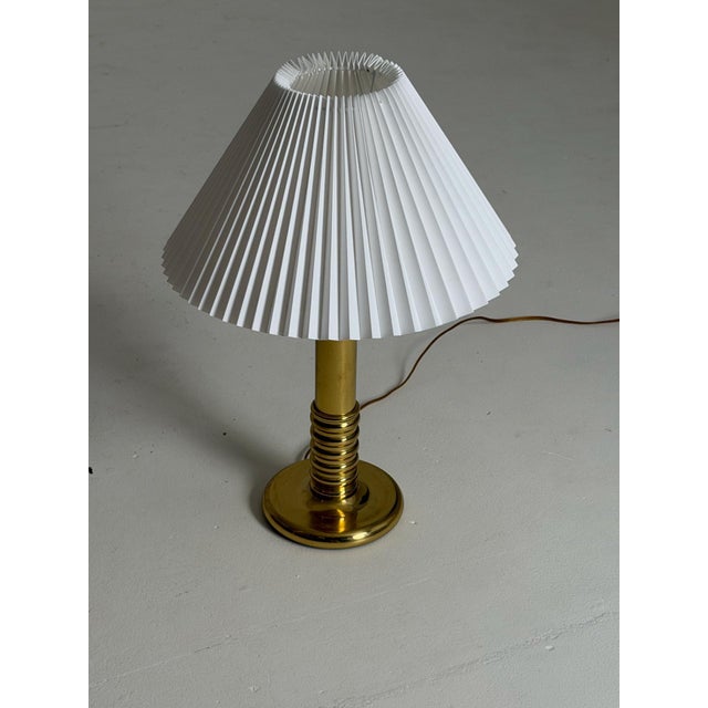 1960s Brass Table Lamp from Vitrika, 1960s For Sale - Image 5 of 6