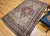 Persian 19th Century Persian Kerman Lavar Rug, Hand-Knotted Wool, Floral Pattern, Ivory & Red, 5x8 For Sale - Image 3 of 18
