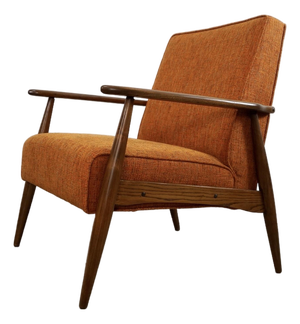 1960’s Mid-Century Modern Lounge Chair in Knoll Textiles