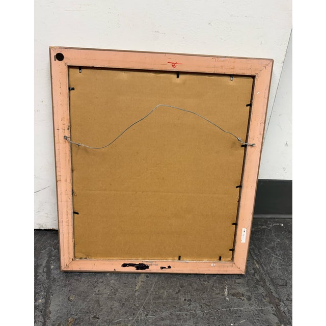 Late 20th Century Self Portrait by Unknown Artist, Framed For Sale - Image 12 of 12