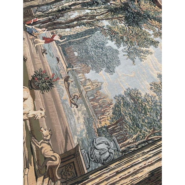Aubusson Style Jacquard Tapestry, 1980s For Sale - Image 16 of 18
