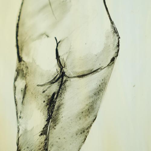 Glass Nude Figure, Mid 20th Century, Stained Glass For Sale - Image 7 of 10