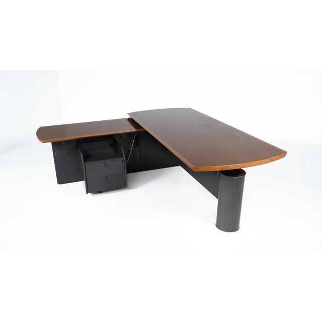 Large Artona Desk by Afra & Tobia Scarpa for Maxalto, 1970s For Sale - Image 18 of 18