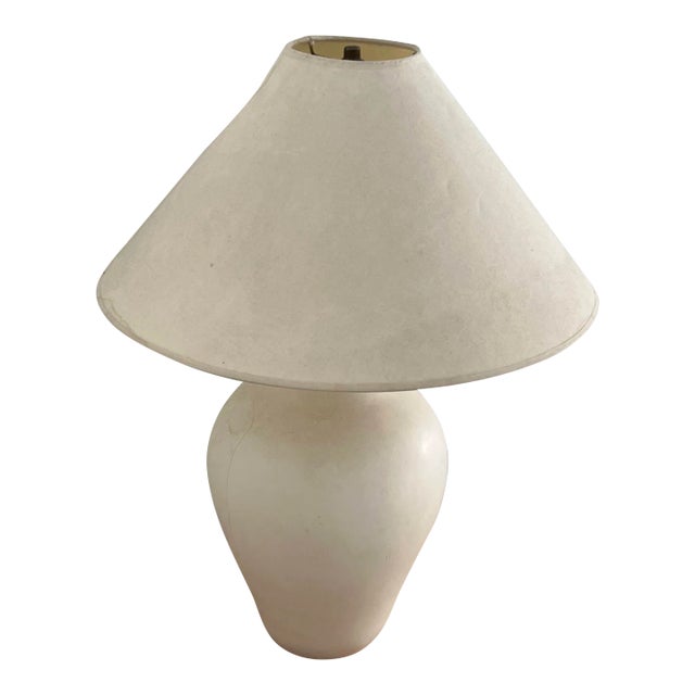 Vintage 1970s Ceramic Lamp For Sale