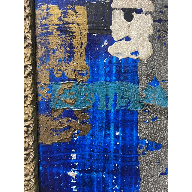 Blue Annunciation - Original Abstract Painting by J. Kent Martin For Sale - Image 8 of 13