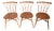 Vintage Candlestick Chairs by Lucian Ercolani for Ercol, 1960s, Set of 3 For Sale