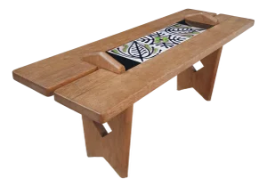 Guillers Coffee Table by Guillerme Et Chambron for Votre Maison, 1950s