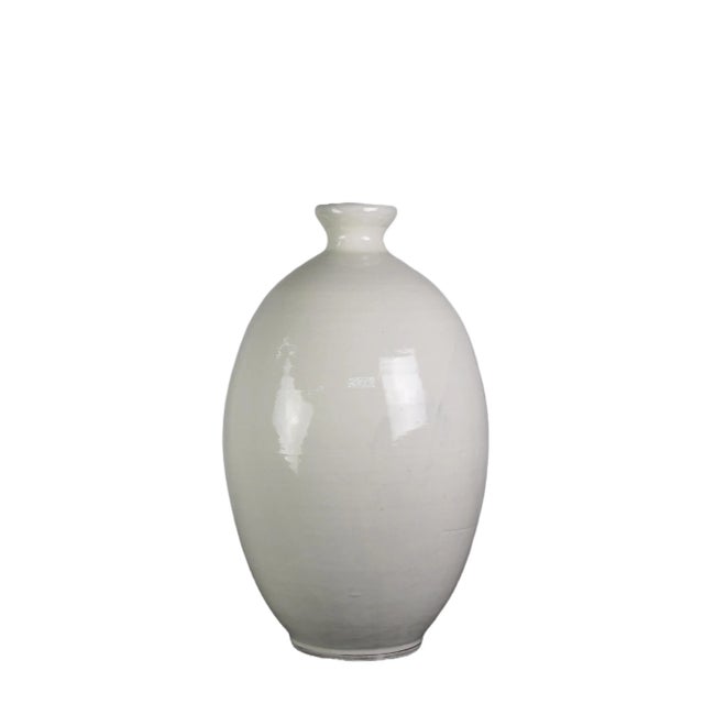 Chinese White Ellen Vase For Sale - Image 3 of 3