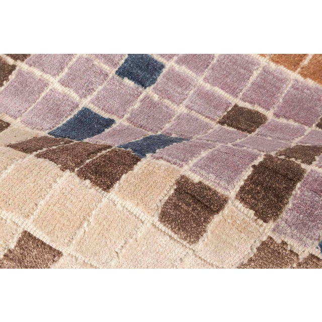 Modern Multi-Color POOL Tile Geometric Design Rug by Doris Leslie Blau For Sale - Image 4 of 8