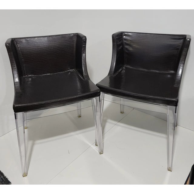 Philippe Starck for Kartell Mademoiselle Chairs - a Pair For Sale - Image 11 of 11