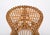 Mid-Century French Riviera Stool in Rattan and Woven Wicker, 1960s For Sale - Image 9 of 12