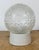 Vintage White Porcelain and Glass Ceiling Light, 1970s For Sale - Image 4 of 14