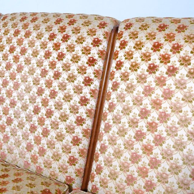 Vintage Regency Italian Three-Seater Velvet Sofa, 1950s For Sale - Image 10 of 18