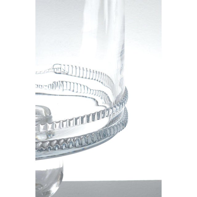 Crystal Vase on Pedestal, Circa 1890 For Sale - Image 4 of 10