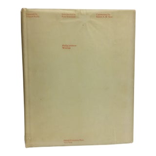 1979 Philip Johnson Writings Book For Sale