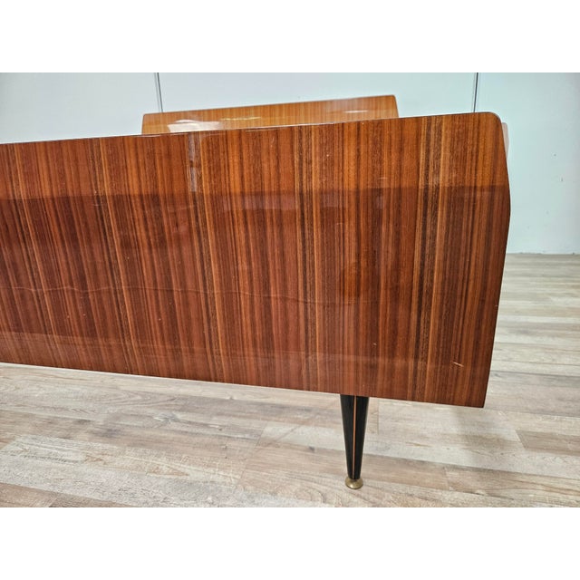 Mid-Century Walnut Double Bed, 1960 For Sale - Image 15 of 18