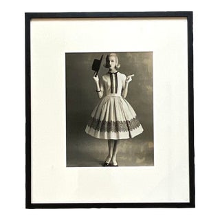 Vintage 1960s Original Silver Gelatin Fashion Photograph For Sale