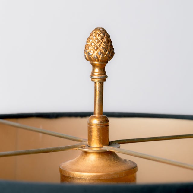 Maison Charles Vintage Medici Cup Gold Table Lamp from Maison Charles, 1970s For Sale - Image 4 of 5