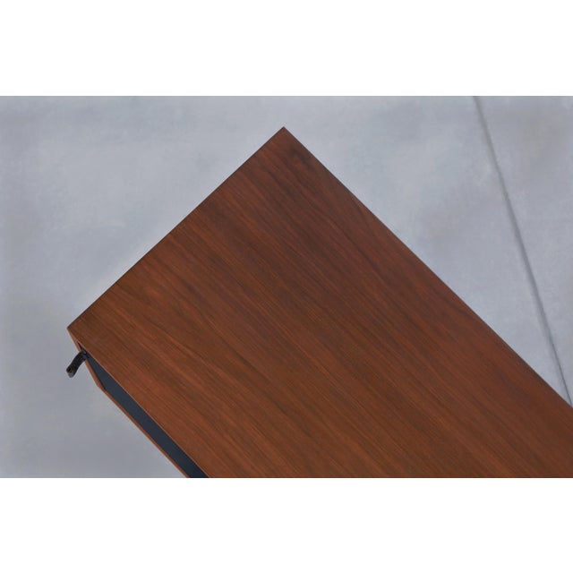 Mid-Century Modern Walnut and Black Lacquer Credenza by Florence Knoll For Sale - Image 13 of 13