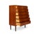 Mid-Century Modern Danish Mid-Century Modern Six-Drawer Teak Tallboy Dresser 1960s For Sale - Image 3 of 7