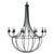 Large Vintage Balloon Chandelier in Iron For Sale - Image 11 of 11
