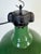 Industrial Green Enamel Factory Pendant Lamp, 1960s For Sale - Image 10 of 18