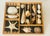 Coastal Great Sea Shell Marine Specimens Collection in Wood Tray For Sale - Image 3 of 8