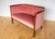 Antique Art Nouveau Edwardian Mahogany Barrel Back 2-Seater Settee Sofa, 1910s For Sale - Image 15 of 18