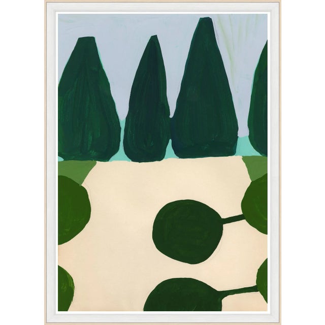 Contemporary Bay Laurel Canvas - Hand Embellished Framed Art For Sale - Image 3 of 3