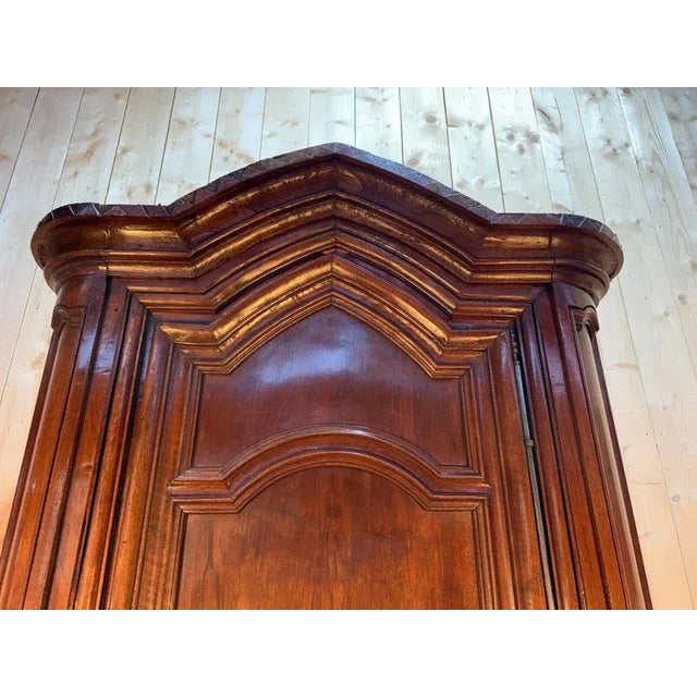 Wood Louis XIV Wardrobe in Walnut For Sale - Image 7 of 13