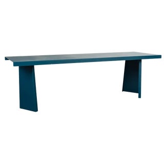 Classicon Palas Steel Dining Table in Blue For Sale