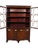 Charak Furniture Co. 1930s Georgian Style Mahogany Breakfront For Sale - Image 4 of 9