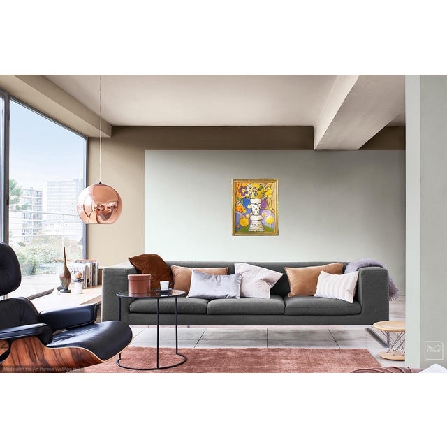 "Max" Framed Oil Painting by Martha Holden For Sale - Image 4 of 7