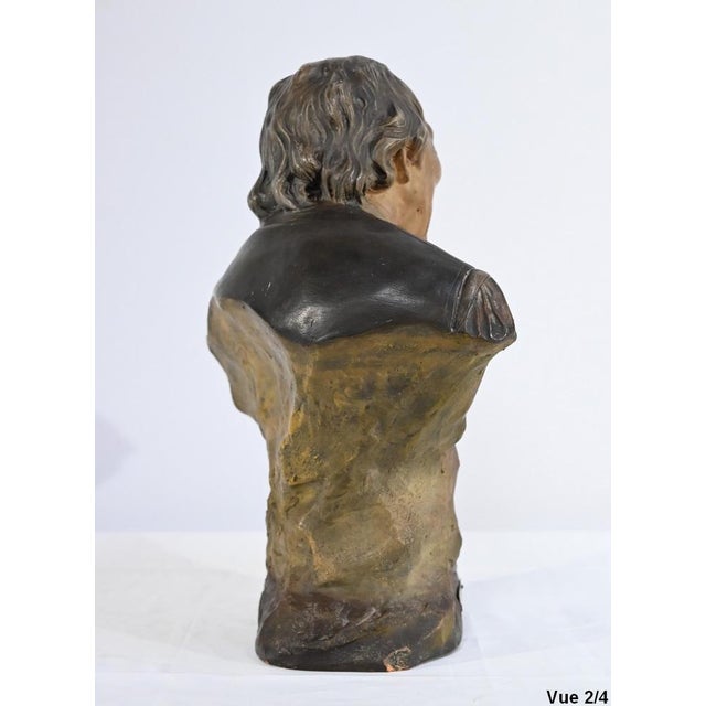 E.Ceccarelli, Les Noces d’Or, Late 1800s, Terracotta Sculpture For Sale - Image 12 of 18