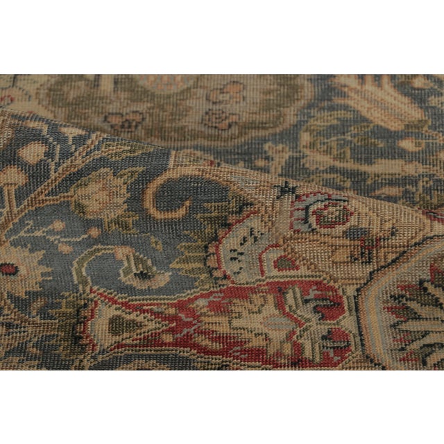 Hand-knotted in luminous natural silk circa 1920-1929, this rare 4x6 antique Turkish rug is a true masterpiece. It...