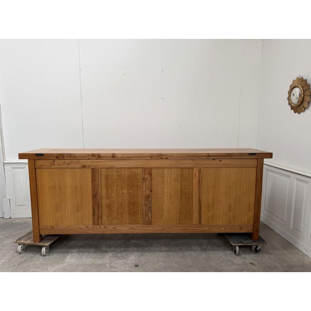 A beautiful Brutalist sideboard with clean lines, dating from the 1970s and carefully restored in our workshop. We were...