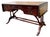 Vintage English Mahogany Desk with Extension, 1940s For Sale - Image 3 of 9