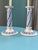 Antique c.1876 Wedgwood White Jasperware Candlesticks - Pair of Rare White Columns With Cobalt Blue Spiral Twist Relief For Sale - Image 12 of 12