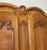 Brown Vintage French Louis XVI Style Carved 4-Door Armoire For Sale - Image 8 of 15